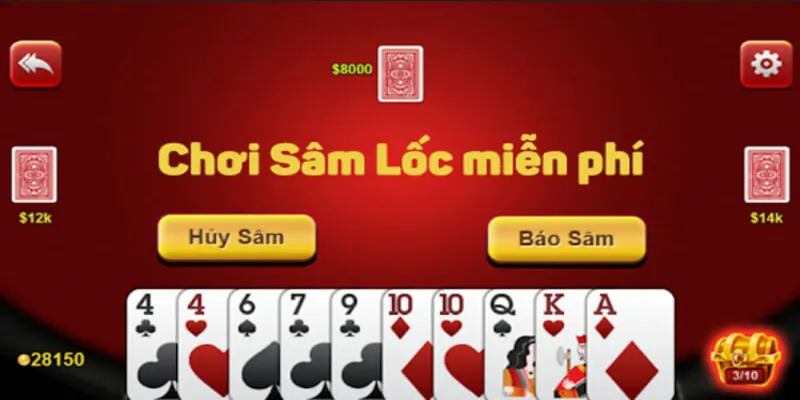 Trò chơi ăn bài đổi thưởng Sâm lốc