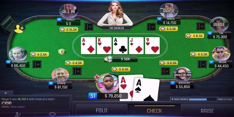 Giới thiệu luật chơi game bài poker 3d